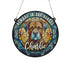 Boxer Brindle Memorial Stained Glass Effect Suncatcher